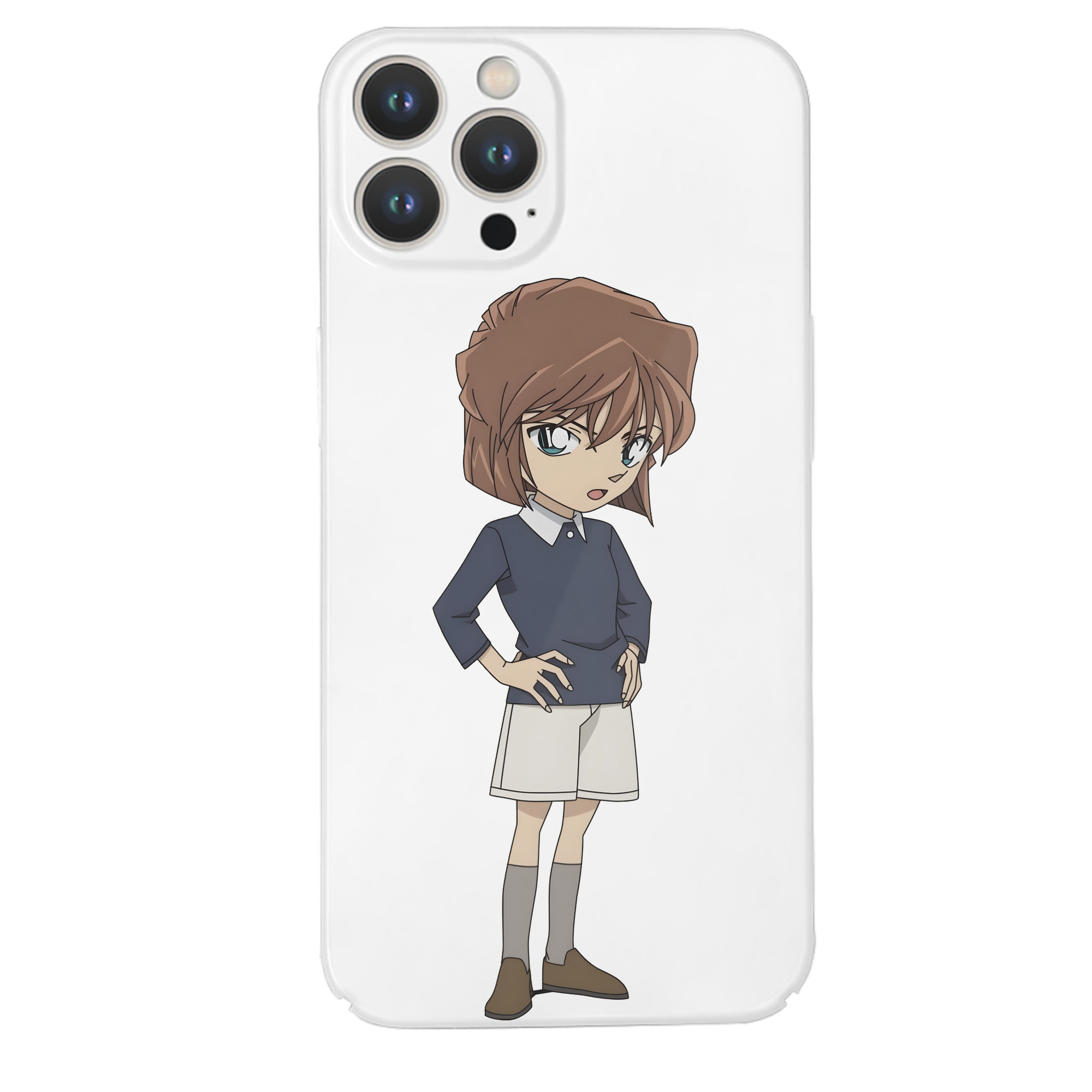 （画像用） 名探偵コナン 灰原 哀 はいばら あい Detective Conan Anita Hailey、Vi Graythorn Haibara Ai 【iPhone 14シリーズ対応】ハードケース